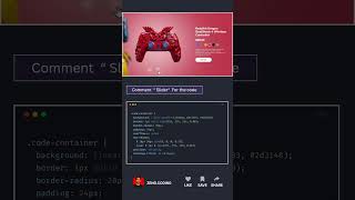 Animated Product Slider using HTML css and javascript