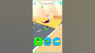 Shape Shifting 2 GAMEPLAY Level No -2095  Walkthrough - New Update Car Racing #Shorts #ShapeShifting