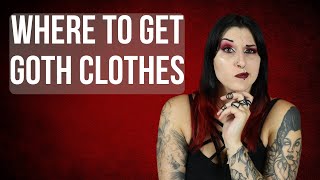 Where to buy goth clothes