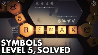 Shadowmatic - Symbols: Level 5 Solution and Complete Walkthrough