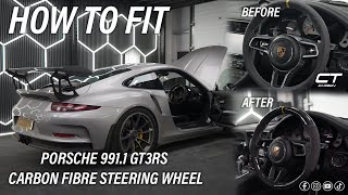 HOW TO INSTALL A CT CARBON 991.1 GT3RS STEERING WHEEL!!