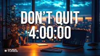Dont Quit 50/10 Pomodoro Timer With Brown Noise | Try This for 4 Hours | Timer Tunes