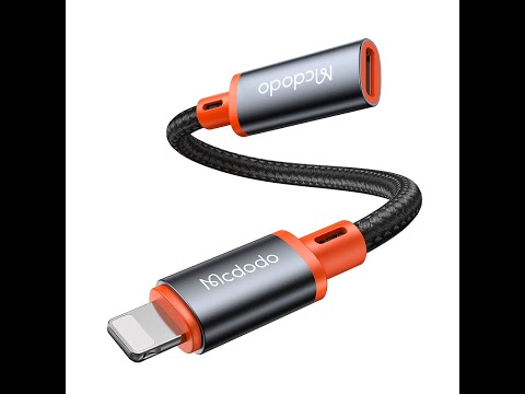 Кабель-конвертер (адаптер) Mcdodo OTG Type-C to Lightning Convertor CA-1440, видео 1