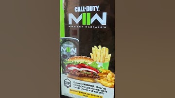 Heb jij de exclusieve COD MW2 x Burger King skin al? #shorts #codmw2 #burgerking