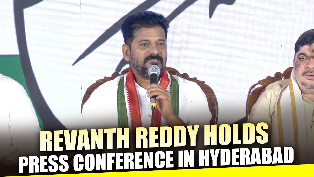 LIVE: Telangana Chief Minister Revanth Reddy holds Press Conference in Hyderabad, Telangana
