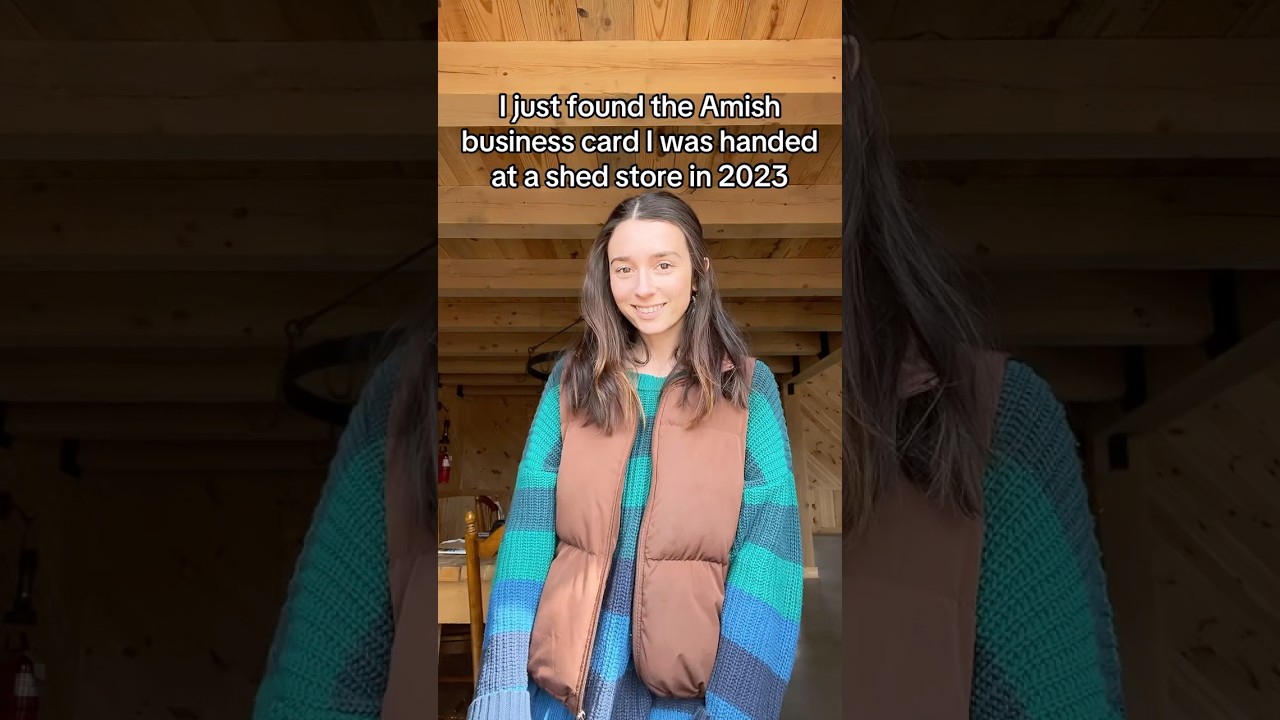 The Amish business card that started it all