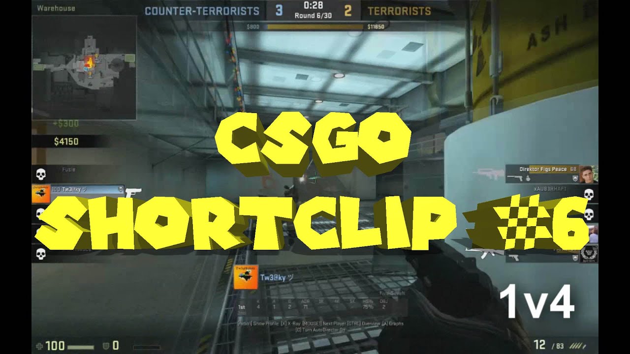 CSGO Shortclip #6 Pistol Clutch - Tweaky