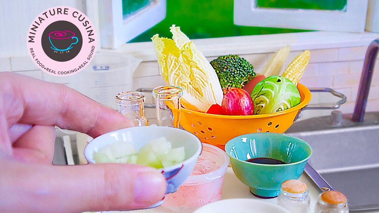 3 Cooking MINI FOODS Recipe Kitchen TOYS COOKING Real Food MINI
