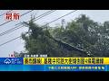 暴雨釀禍! 基隆中和路大樹傾倒壓4條電纜線 大樹傾倒電纜線遭壓 台電:將停電一小時搶修｜記者  林俊華 溫佩穎｜三立新聞LIVE