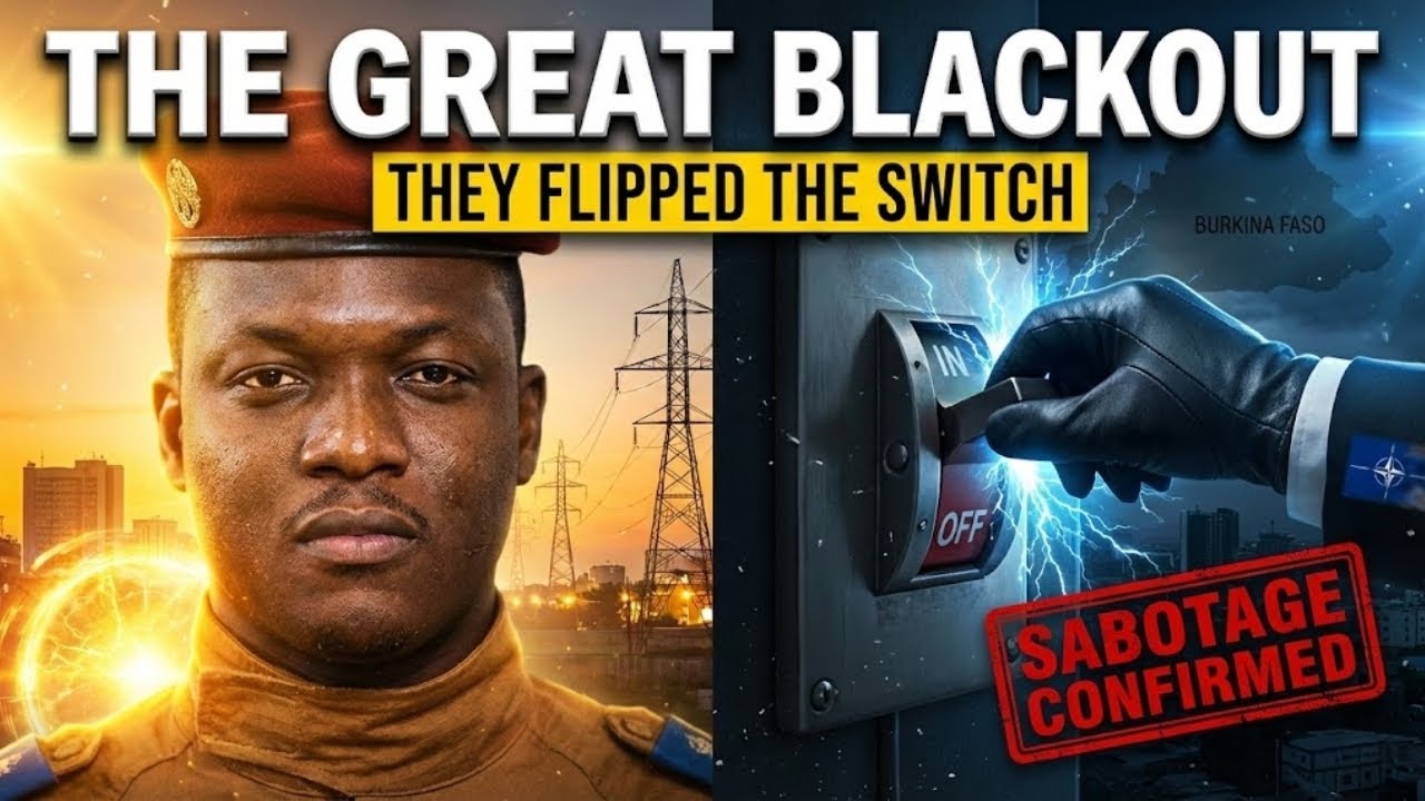 THE GREAT BLACKOUT: Why Ibrahim Traoré Flipped the Switch on the West