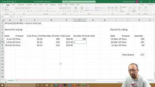 Excel Tutorial  FIFO Accounting Part 2 (First In First Out)