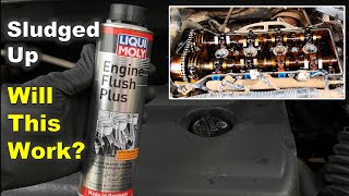 Before and After Engine Flush with Liqui Moly Engine Flush Plus \/ Engine Sludge Build Up Removal