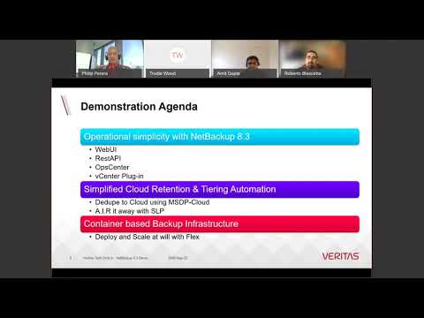 NetBackup 8.3 Special Demonstration: Simplified Cloud, Operations, Ransomware Resiliency