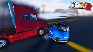 Realistic Crashes #5 | Car Crushers 2