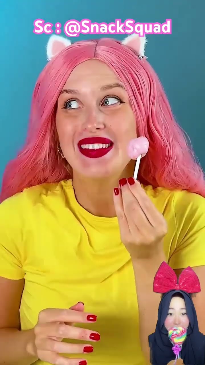 TUTORIAL SEMBUNYIIN PERMEN KARET ⁉️?@SnackSquad #shorts #funny #dubbing