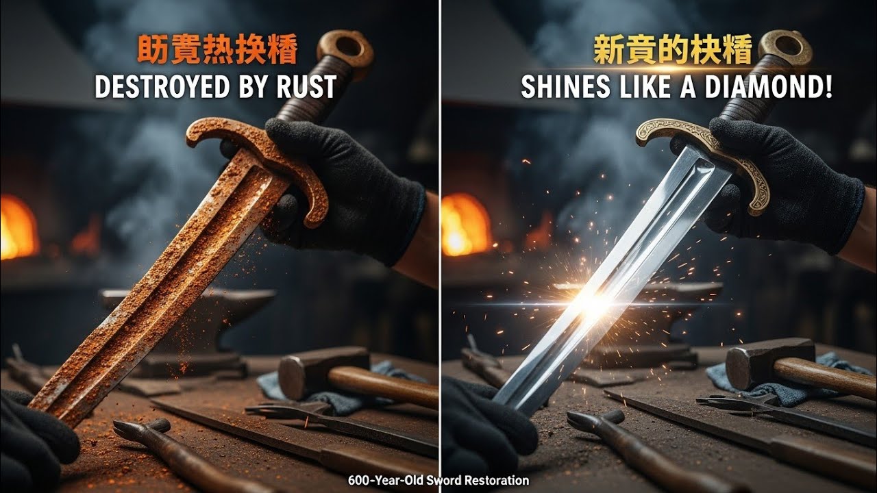 Millions of People Don't Know This Secret Clean Rusty Knives With Baking Soda 