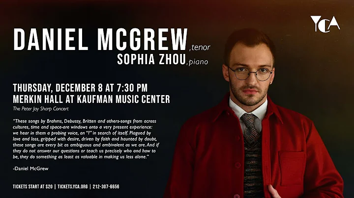 Tenor, Daniel Mcgrew Live from Kaufman Music Center