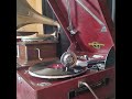 藤山 一郎 ♪夜の湖♪ 1952年 78rpm record. Columbia Model No G ー 241 phonograph