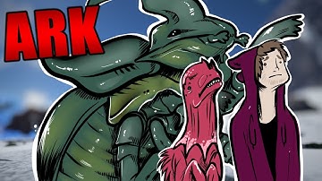 ARK Survival Evolved - MASSIVE PRIME DUNG BEETLE, ALPHA DILO TAMING #8 - ARK Extinction Mod Gameplay