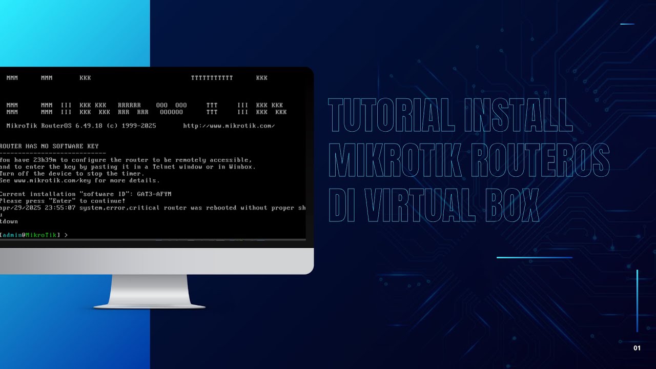 Tutorial Instalasi Mikrotik RouterOS di VirtualBox - YouTube