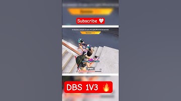 OVERPOWERED DBS CLUTCH 1v3 🔥 #ytshorts #shortsfeed #dbs #clutch