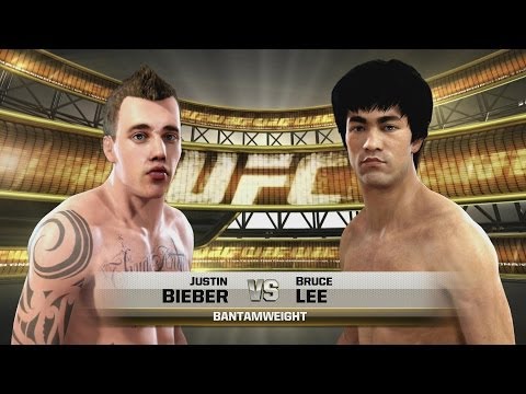 Justin Bieber vs Bruce Lee UFC EA SPORTS Celebrity Death Match MMA