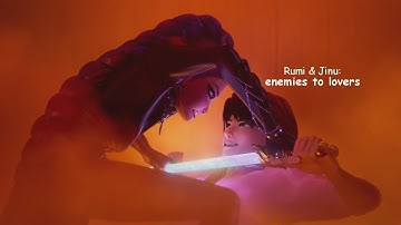 Rumi & Jinu going from enemies to lovers in 4 minutes [kpop demon hunters]