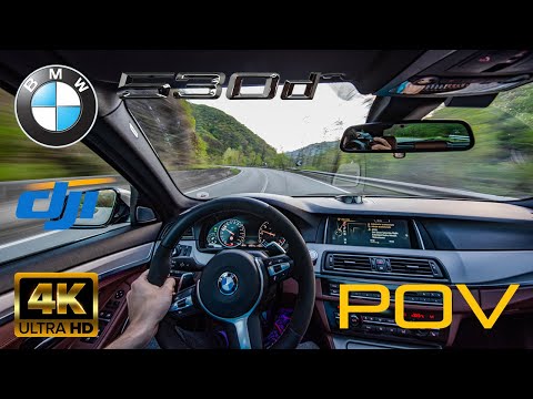 BMW 530d xDrive F11 LCI 4K60P POV Driving Stabilized!