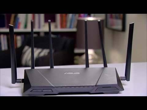 The Asus RT-AC3200 Tri-Band router best suits a crowded home