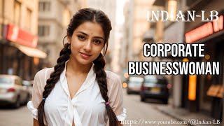 [4K] Indian AI Lookbook- Corporate Businesswoman
