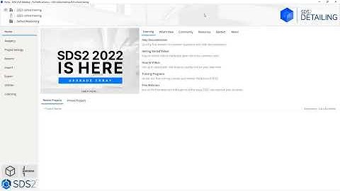 SDS 2022 Getting Started: Open Erection View Drawings