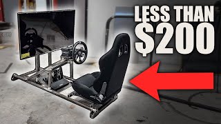 How I Built My EPIC RACING SIM for Less Than $200 screenshot 4