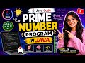 👉 Prime Number Array Program in Java | Easy Java Tutorial 🔥