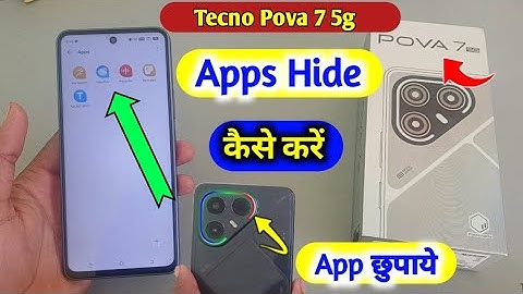 Tecno Pova 7 5g Me App Hide Kaise Kare || How to hide apps setting in tecno pova 7 5g 