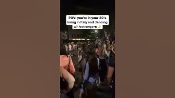 Thumbnail of POV: you're in your 30's living in Italy and dancing with strangers 🤌