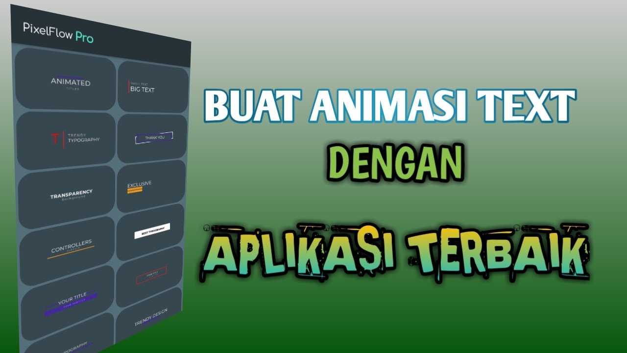  Aplikasi Animasi  Terbaik Untuk Membuat Intro Text Video 