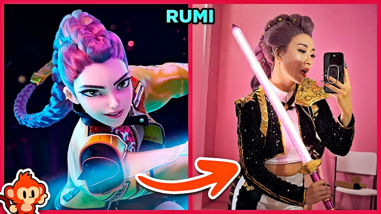 🔊 HOW IT WOULD BE IN REAL LIFE | K-POP DEMON HUNTERS💽  | Edition: TikTok Cosplays | 🐵