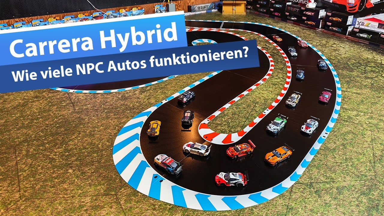 Carrera Hybrid Beta App: Wie viele NPC-Autos sind möglich mit einem Smartphone?