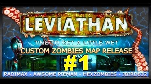 Leviathan: AMAZING Underwater ZOMBIES!▐ Call of Duty World at War Custom Zombies Map/Mod