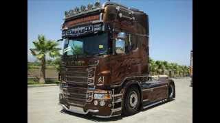 Scania R730 Black Amber Tuning By Team Marra Vs Mb Actros Mp4 Tuning By Team Metzner