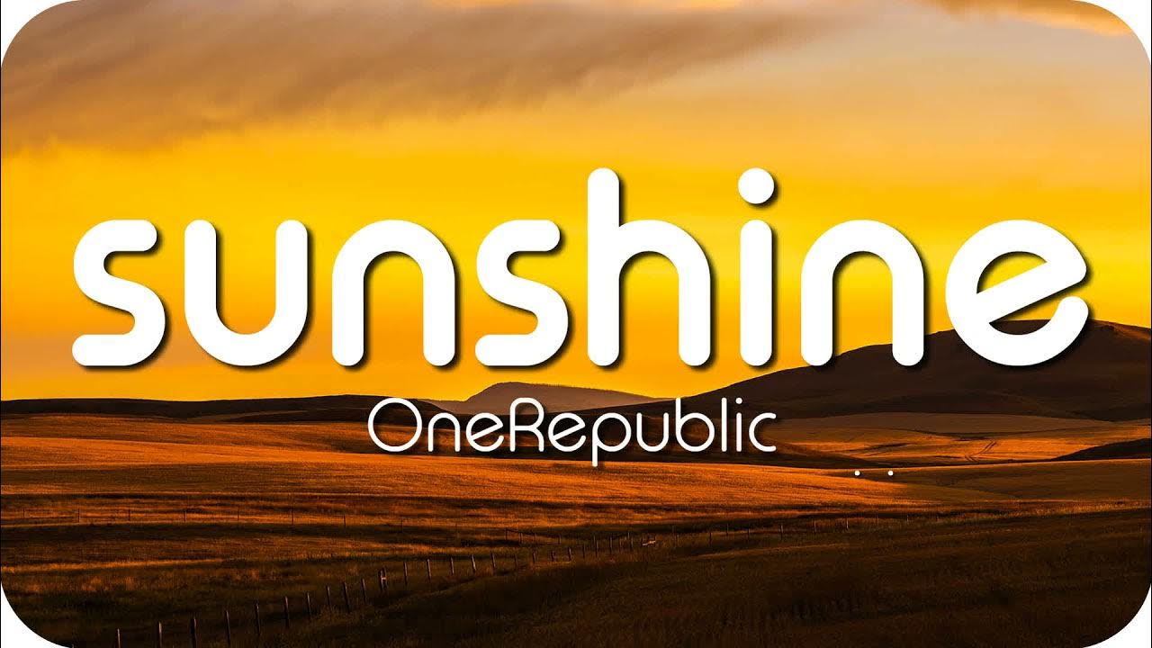 Sunshine hours. Onerepublic sunshine. cover me in sunshine. swing republic - sunshine border обложка.