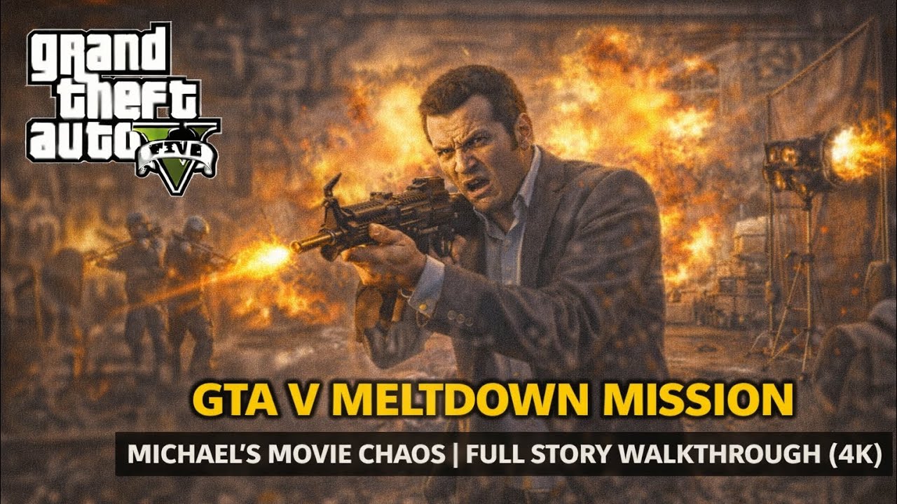 GTA 5 Meltdown Michael Vs Movie Studio Mayhem Full Gameplay YouTube 