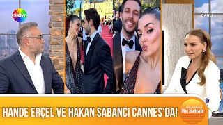 Hakan Sabancı, Hande Erçel'i Cannes'da yalnız bırakmadı!