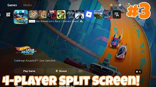 Hot Wheels Let's Race: Ultimate Speed 4-Player Split Screen Co-Op PS5 Gameplay! Part 3! screenshot 1
