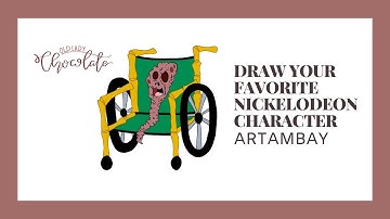 Draw Old Lady Chocolate of Nickelodeon using Procreate app on iPad Pro and Apple Pencil