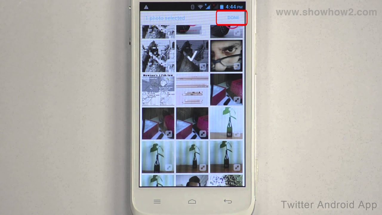 Twitter Android App - How To Edit A Photo