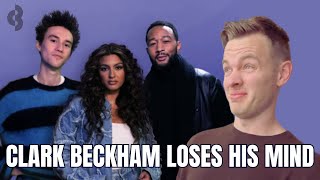 Clark Beckham LOSES HIS MIND  Jacob Collier, Tori Kelly, John Legend, Bridge Over Troubled Water.