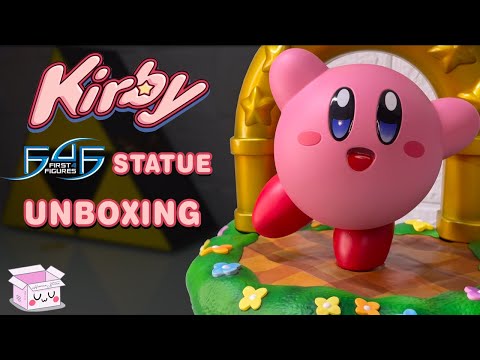 kirby and the goal door statue