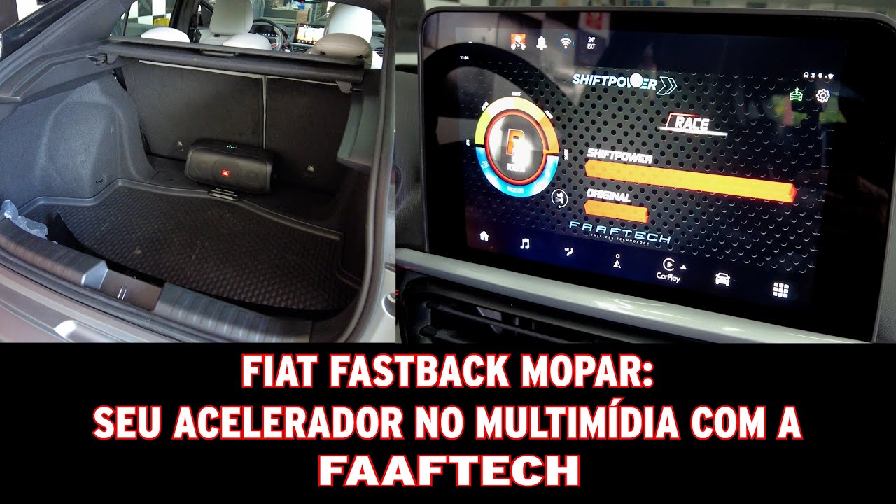Resposta do acelerador no multimídia? Fiat Fastback com Shiftpower e Streaming Box Faaftech