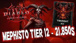 Warlock Mephisto T12 Speedkill 21.850s - Season 15